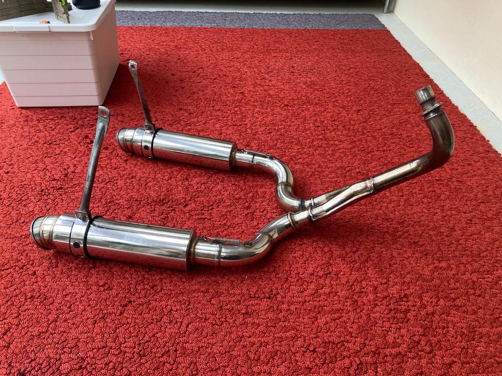 Dubbele uitlaat voor Honda dax/monkey/gorilla, Fietsen en Brommers, Brommeronderdelen | Algemeen, Gebruikt, Uitlaat, Ophalen of Verzenden