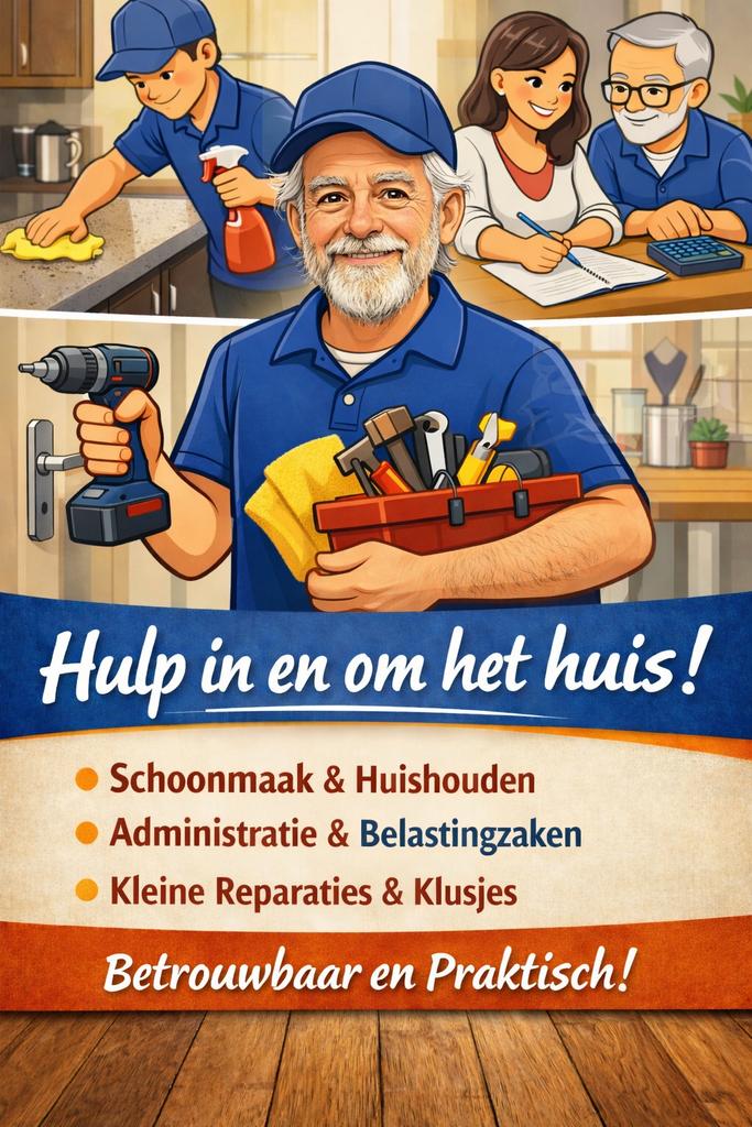 Hulp in en om het huis aangeboden. Regio Parkstad.