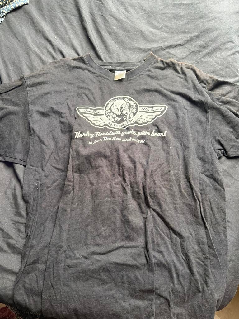 Harley Davidson Den Ham Weekend 2017 T-shirt, Kleding | Heren, T-shirts, Ophalen of Verzenden, Gedragen, Overige maten, Zwart