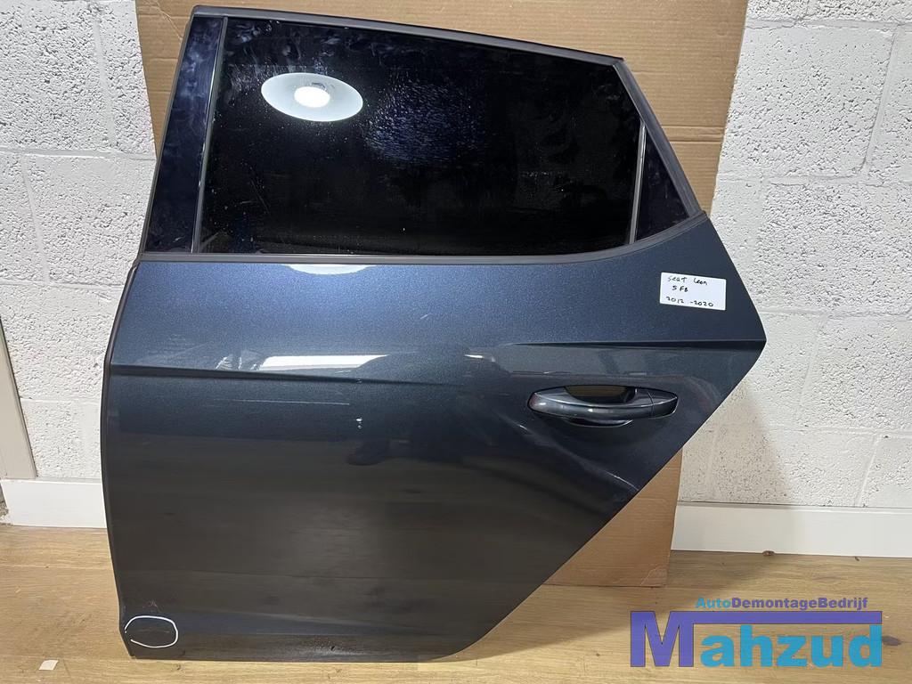 SEAT LEON 5FB blauw links achter deur portier 2012-2020, Auto-onderdelen, Gebruikt, Deur, Autovia A-2, Km 585 585
08760  Martorell, ES
