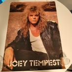 Groot formaat poster Joey Tempest (Europe) 1988, Verzamelen, Posters, Ophalen