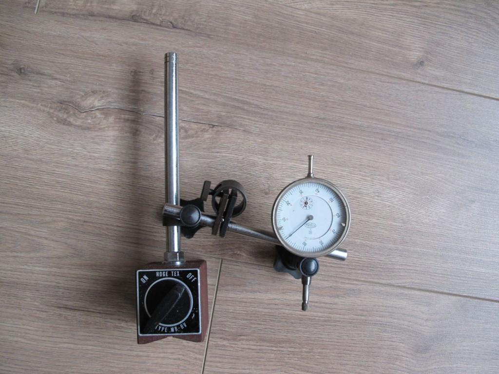 Meetklok Helios op Magnetische Voet, Ophalen of Verzenden, Gebruikt, Afstand