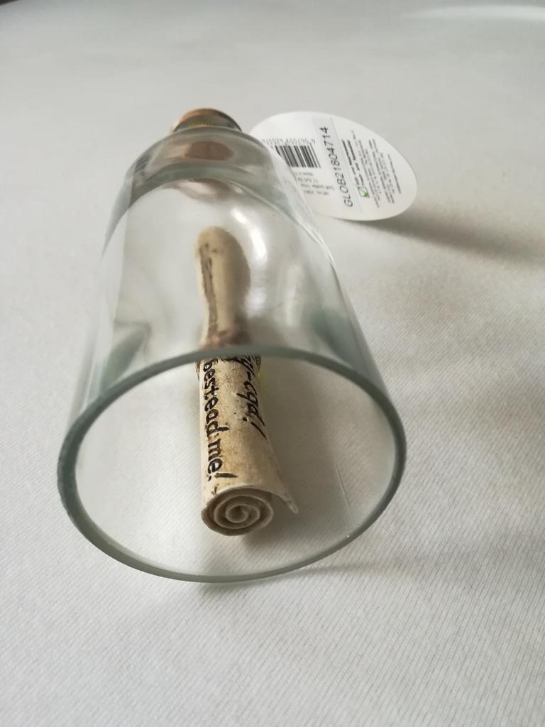 NIEUW: flessenpost / SOS., Ophalen of Verzenden, Nieuw