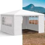Partytent, Paviljoen, 4x4, opvouwbaar, Met Zijwanden, Wit, Tuin en Terras, Opvouwbaar, Partytent, Nieuw, 4 tot 6 meter