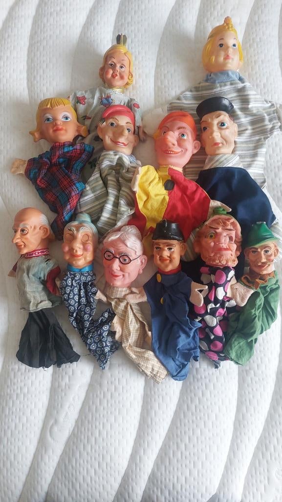 Handpoppen, verschillende, Ophalen of Verzenden, Gebruikt, Pop