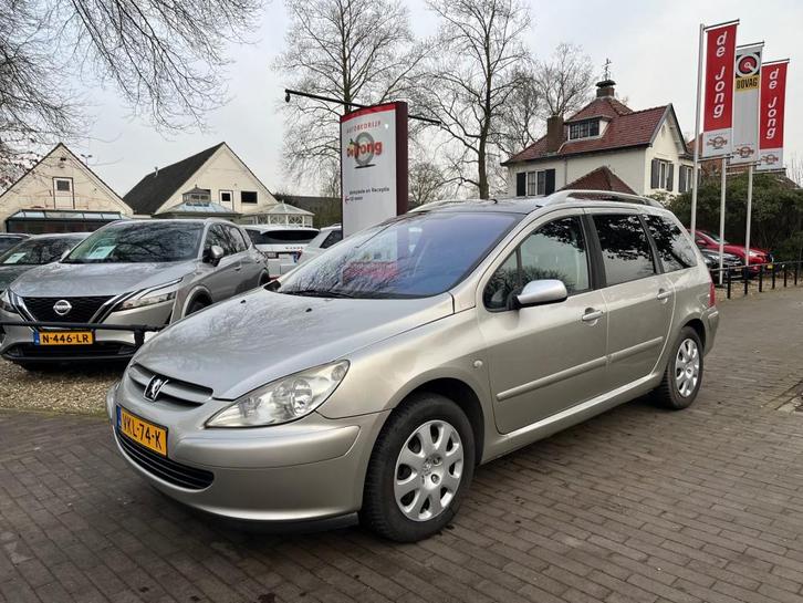 Peugeot 307 SW 2.0-16V VAN *GRIJS KENTEKEN* AUTOMAAT / PANOD, Auto's, Peugeot, Bedrijf, ABS, Airbags, Airconditioning, Boordcomputer