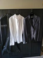 Carlo Pignatelli luxe Italiaans trouwpak Roka, Ophalen, Zo goed als nieuw, Overige kleuren, Trouwpak