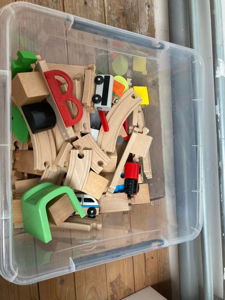 Houten treinbaan (IKEA), Ophalen, Zo goed als nieuw