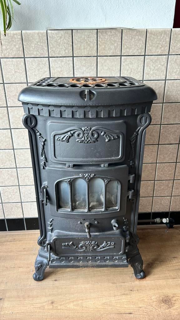 Sfeervolle gaskachel Thermocet Rose 6-9 – werkt goed, Ophalen, Gebruikt, Gas, Vrijstaand