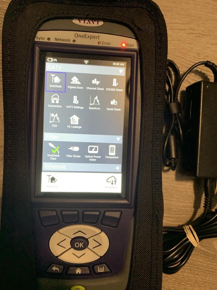 OneExpert ONX620 CATV SIGNAL ANALYSIS METER DOCSIS 3.1, Telecommunicatie, Overige Telecommunicatie, Zo goed als nieuw, Ophalen of Verzenden