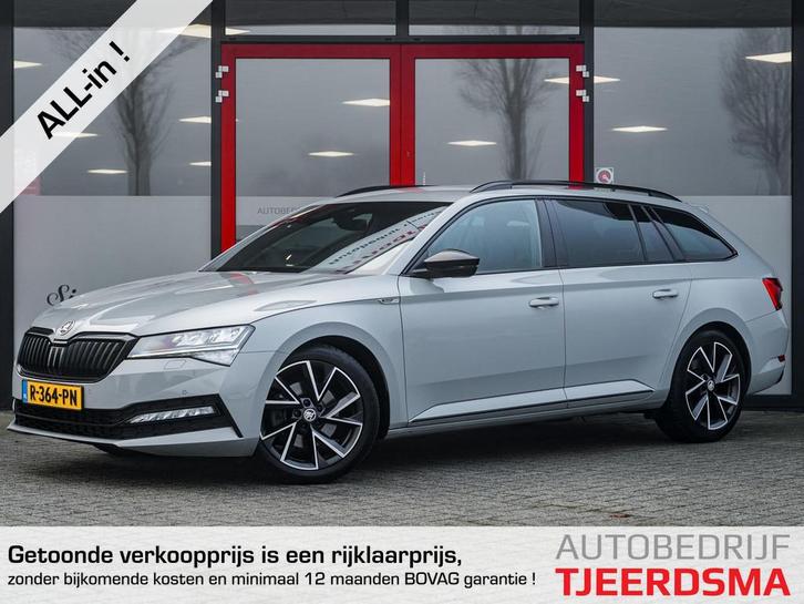 Skoda Superb Combi 1.5 TSI ACT Limited Sportline | Trekhaak, Auto's, Skoda, Bedrijf, Te koop, Superb, ABS, Achteruitrijcamera
