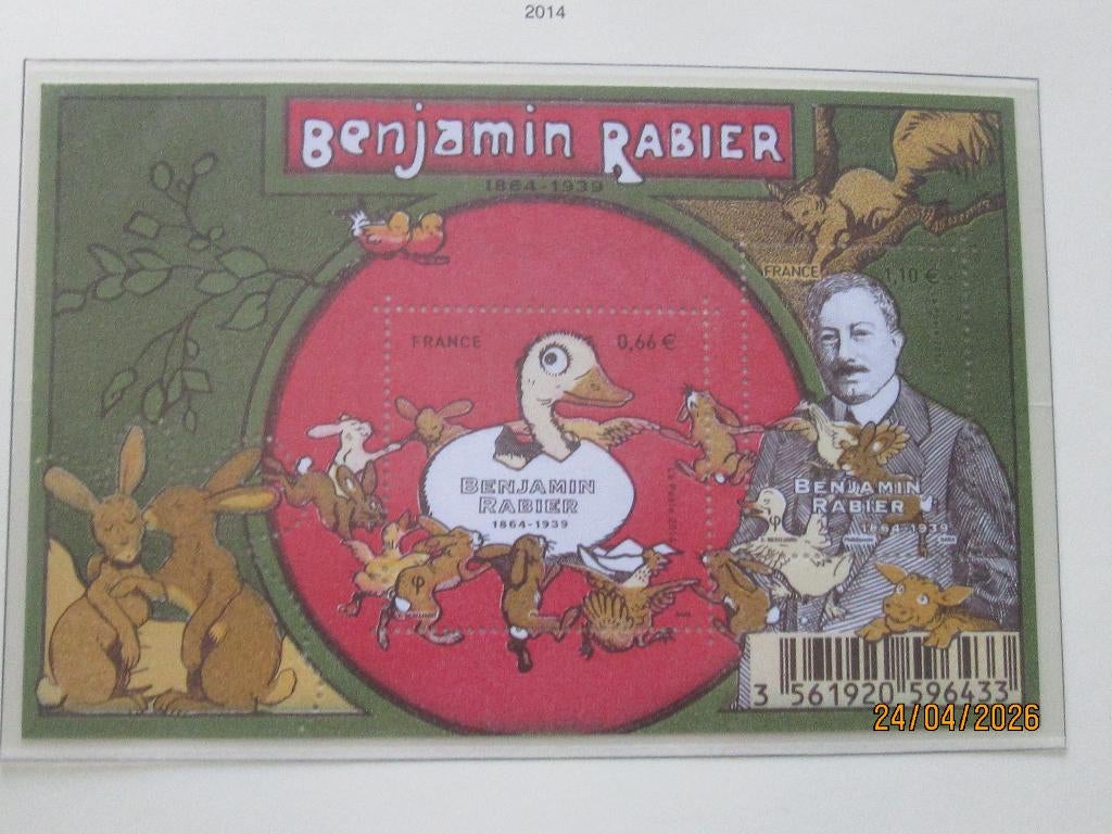 Nico Frankrijk Blok 251 Postfris 2014, Ophalen of Verzenden, Postfris