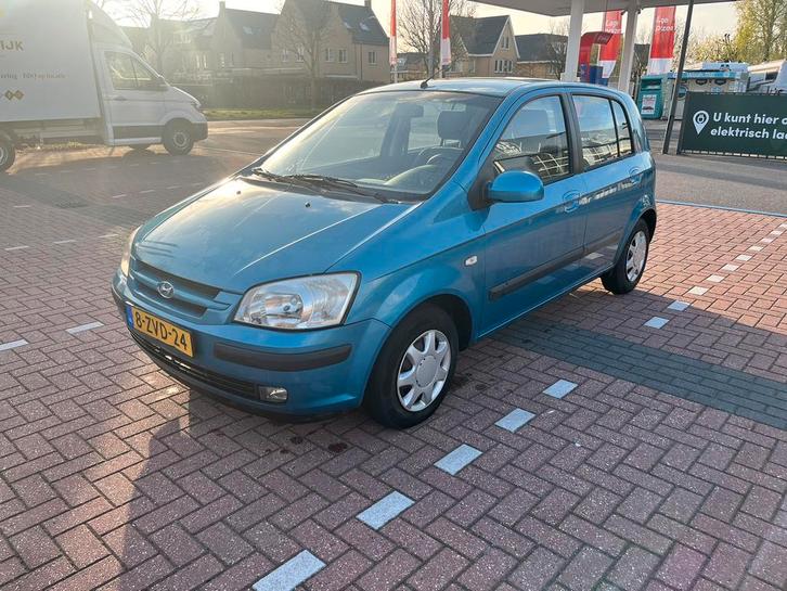 Hyundai Getz 1.1 5DRS 2005 Blauw Airco, Auto's, Hyundai, Bedrijf, Getz, ABS, Airbags, Airconditioning, Boordcomputer, Centrale vergrendeling