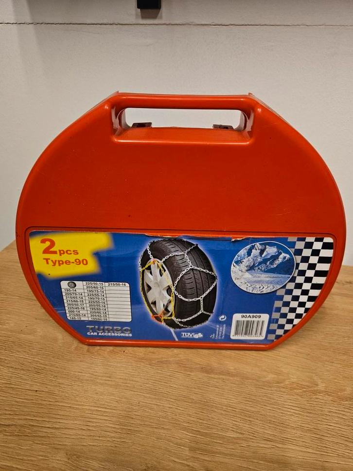 Sneeuwkettingen Type-90 (2 stuks), Auto diversen, Sneeuwkettingen, Gebruikt, Ophalen of Verzenden