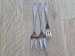 Thee lepeltjes, vorkjes en 4 dessertlepeltjes, Ophalen, Gebruikt, Rvs of Chroom