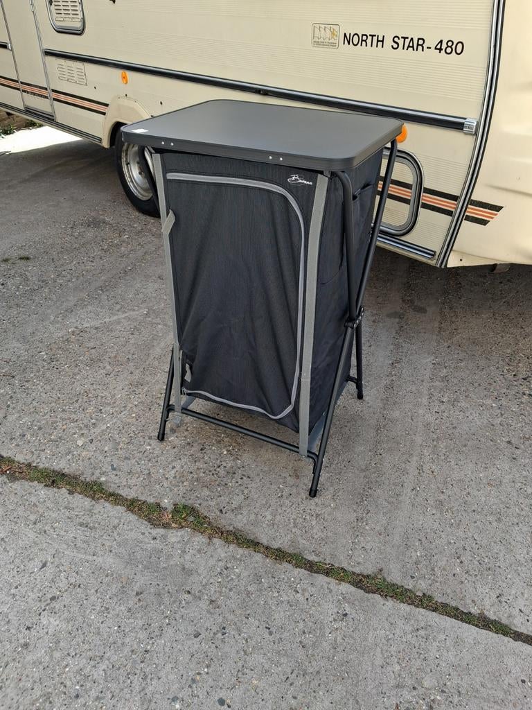 Bardani campingkast met 3 planken, Caravans en Kamperen, Ophalen