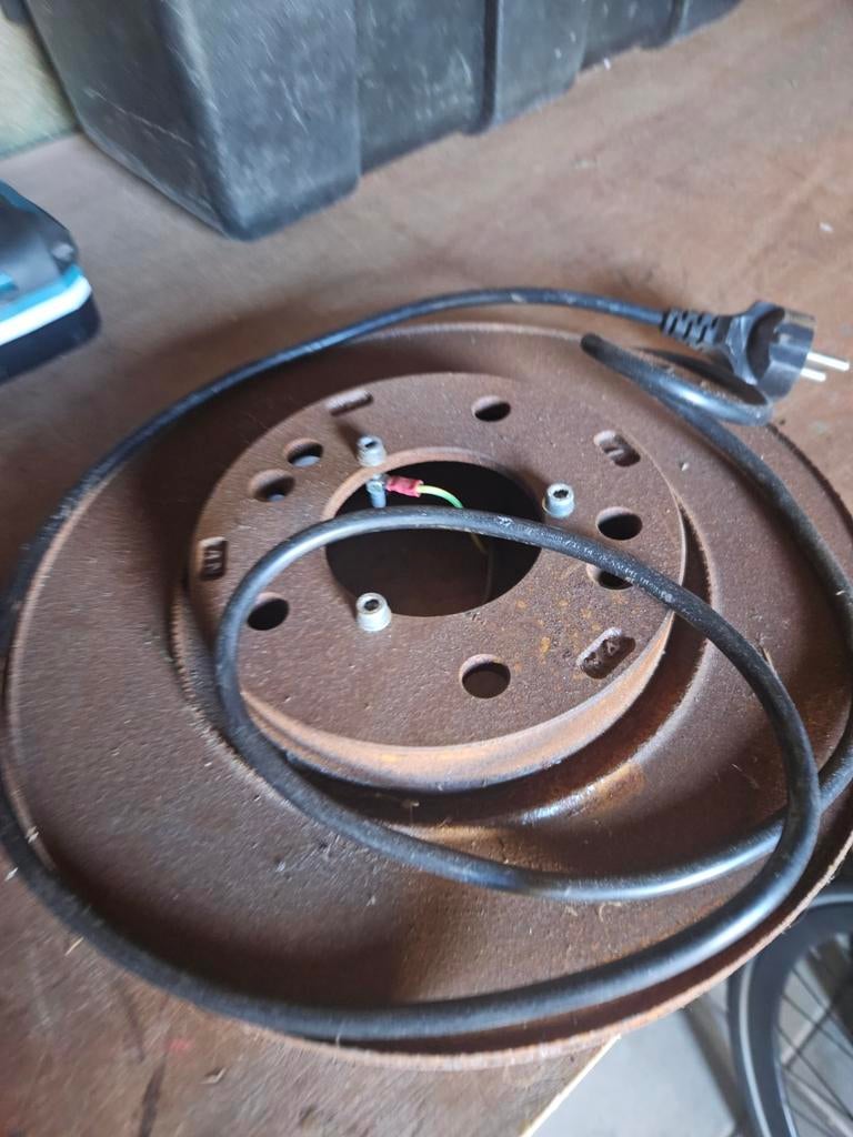 Geprepareerde remschijf voor Jielde lamp (2 stuks), Ophalen