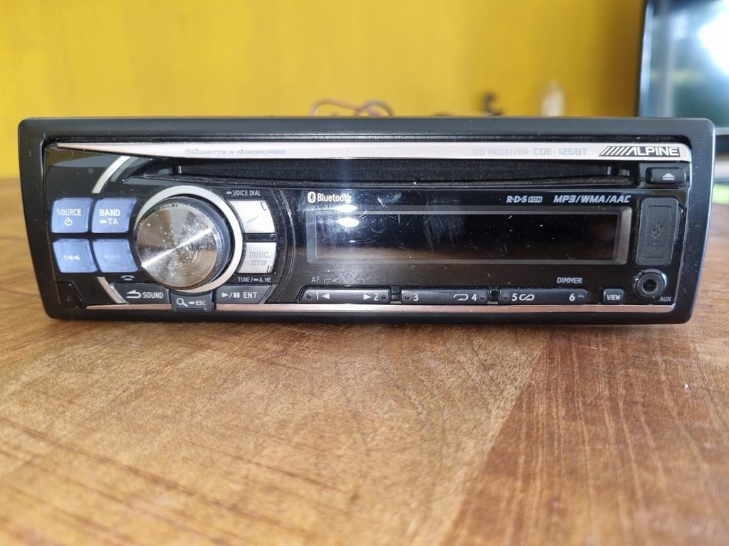 Alpine autoradio cd speler, Auto diversen, Autoradio's, Ophalen of Verzenden
