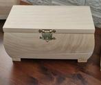 3 Blanco houten kistjes met sluitwerk, Minder dan 50 cm, Nieuw, Minder dan 50 cm, Ophalen of Verzenden