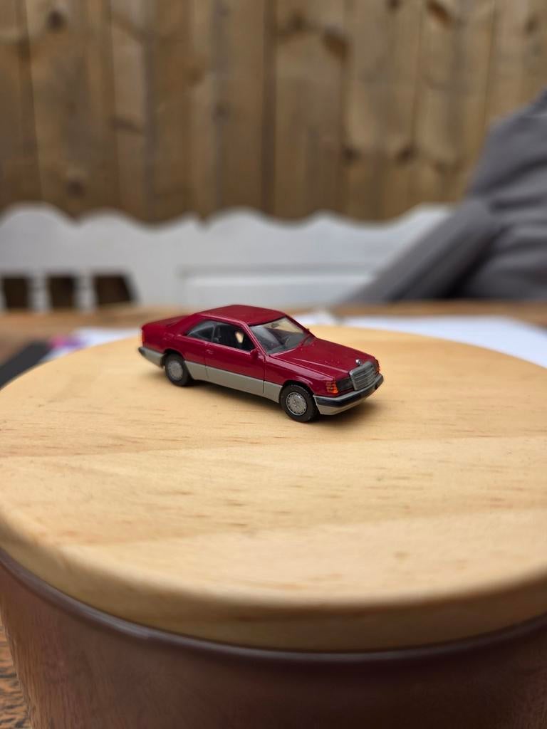 Herpa Mercedes 300 CE coupe 1/87, Ophalen, Zo goed als nieuw, Auto, Herpa