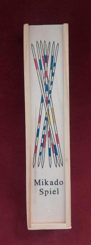 Nieuw Mikado Spel in Houten Doosje, Hobby en Vrije tijd, Gezelschapsspellen | Overige, Nieuw, Een of twee spelers, Drie of vier spelers