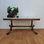 Vintage Regency salontafel koffietafel met marmer blad 502, Huis en Inrichting, Tafels | Salontafels, Valkenswaard, Gebruikt, 100 tot 150 cm