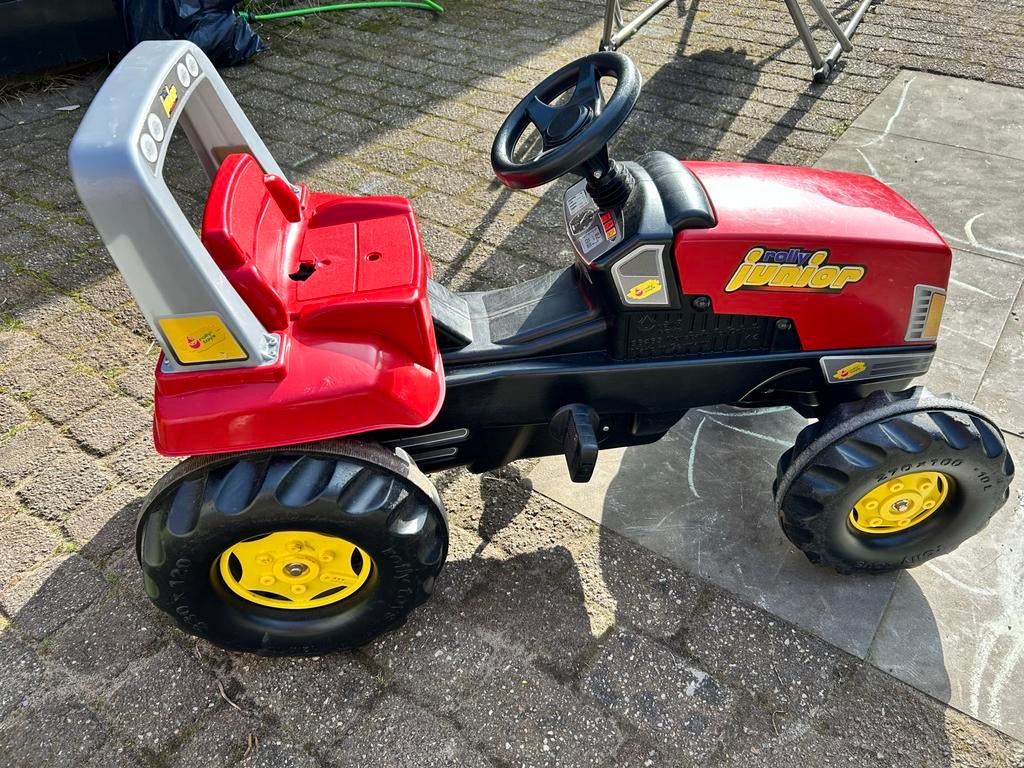 Rolly Junior Trapauto Tractor - Rood, Ophalen, Gebruikt, Trapvoertuig