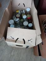 Doos met diverse lege glazen potten met deksel, Ophalen, Gebruikt