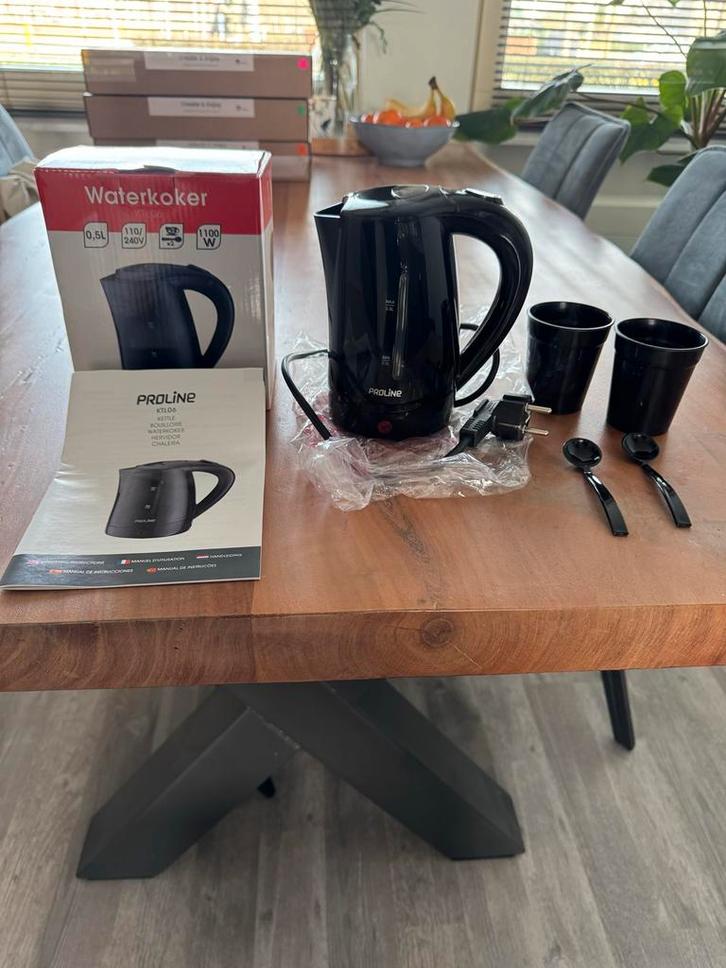 Proline Waterkoker 0,5L - Compact en Efficiënt, Witgoed en Apparatuur, Waterkokers, Nieuw, Minder dan 1 liter, Ophalen of Verzenden