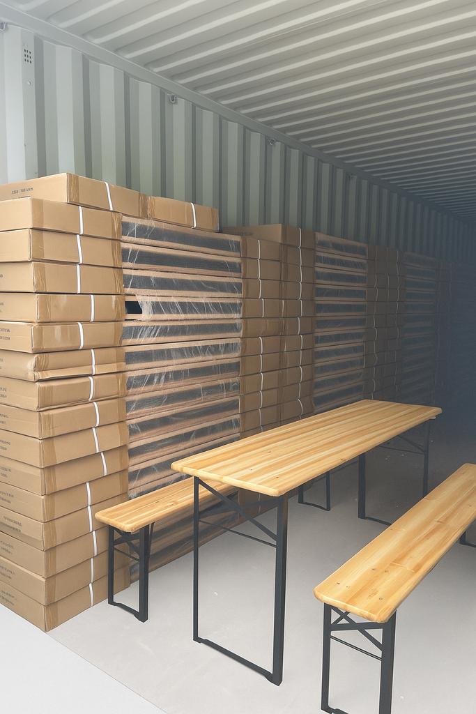 Nieuwe Biertafelsets - 180cm lang!, Huis en Inrichting, Tafels | Eettafels, Ophalen, Nieuw, 50 tot 100 cm, Vijf personen of meer