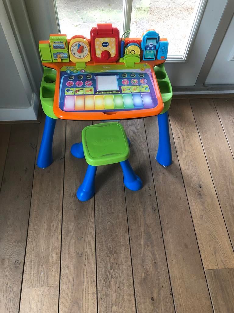 Vtech DJ-pret interactieve tafel, Kinderen en Baby's, Speelgoed | Vtech, -, -, Ophalen of Verzenden, Zo goed als nieuw