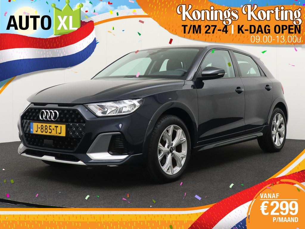 Audi A1 citycarver 116 PK Aut. TFSI S-line/Sportstoelen Adap, Auto's, Audi, Stof, Blauw, 116 pk, 49 €/maand