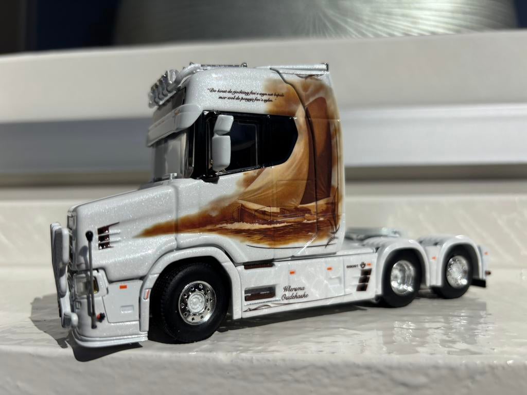 WSI Scania Torpedo 1:50 Wiersma, Hobby en Vrije tijd, Ophalen of Verzenden, Zo goed als nieuw, Bus of Vrachtwagen, Wsi