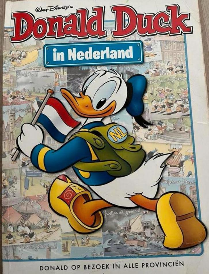 DONALD DUCK IN NEDERLAND DONALD OP BEZOEK IN ALLE PROVINCIEN, Boeken, Stripboeken, Gelezen, Eén stripboek, Ophalen of Verzenden