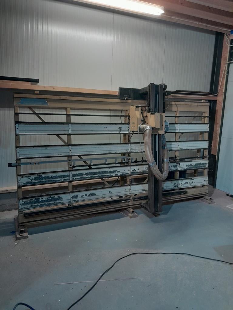 Compacte Wandzaag / Platenzaag - 320x150cm, 40mm diepte, Ophalen, Gebruikt, Overige typen, 30 tot 70 mm
