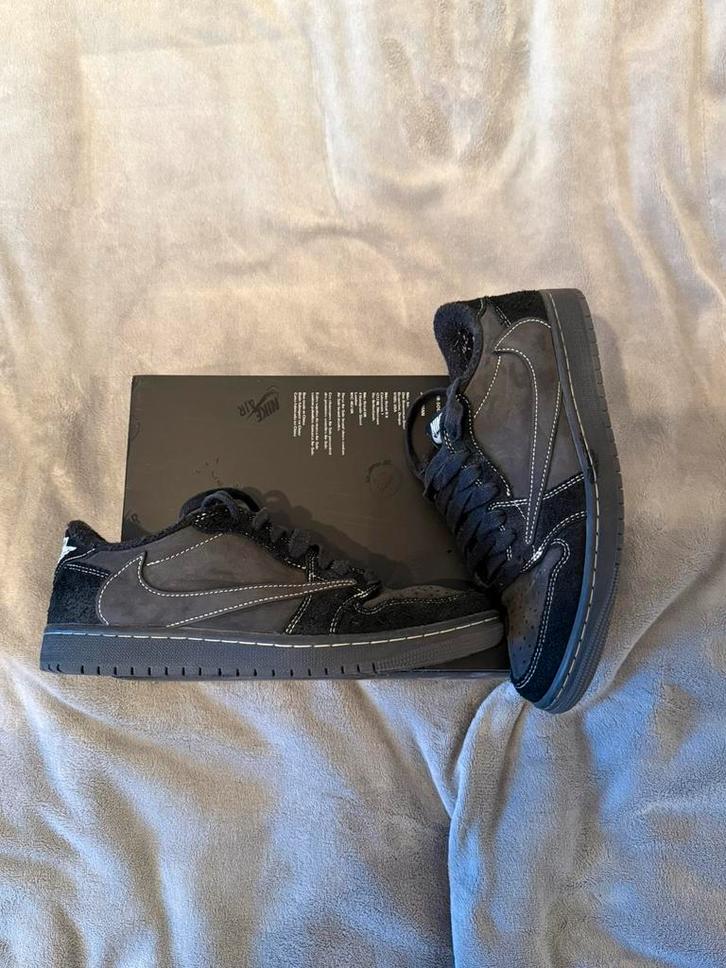 Nike Air Jordan 1 Retro Low OG SP Travis Scott Black Phantom, Kleding | Heren, Schoenen, Zo goed als nieuw, Sneakers of Gympen