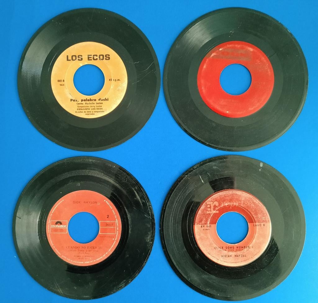 Lot 14x 7” vinyl singles Latin / Caribbean / Soul – 45 rpm, Cd's en Dvd's, Vinyl Singles, Latin en Salsa, Gebruikt, 7 inch, Single