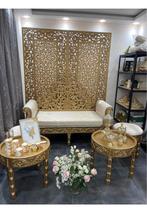 Te koop feest bank met achterwand, Ophalen of Verzenden, Nieuw