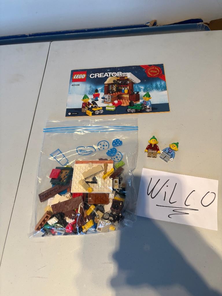 LEGO Holiday - Toy Workshop - 40106, Kinderen en Baby's, Ophalen of Verzenden, Zo goed als nieuw, Complete set, Lego