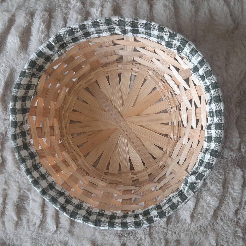 Mand, Huis en Inrichting, Woonaccessoires | Schalen en Manden, Ophalen, Rechthoekig, Riet