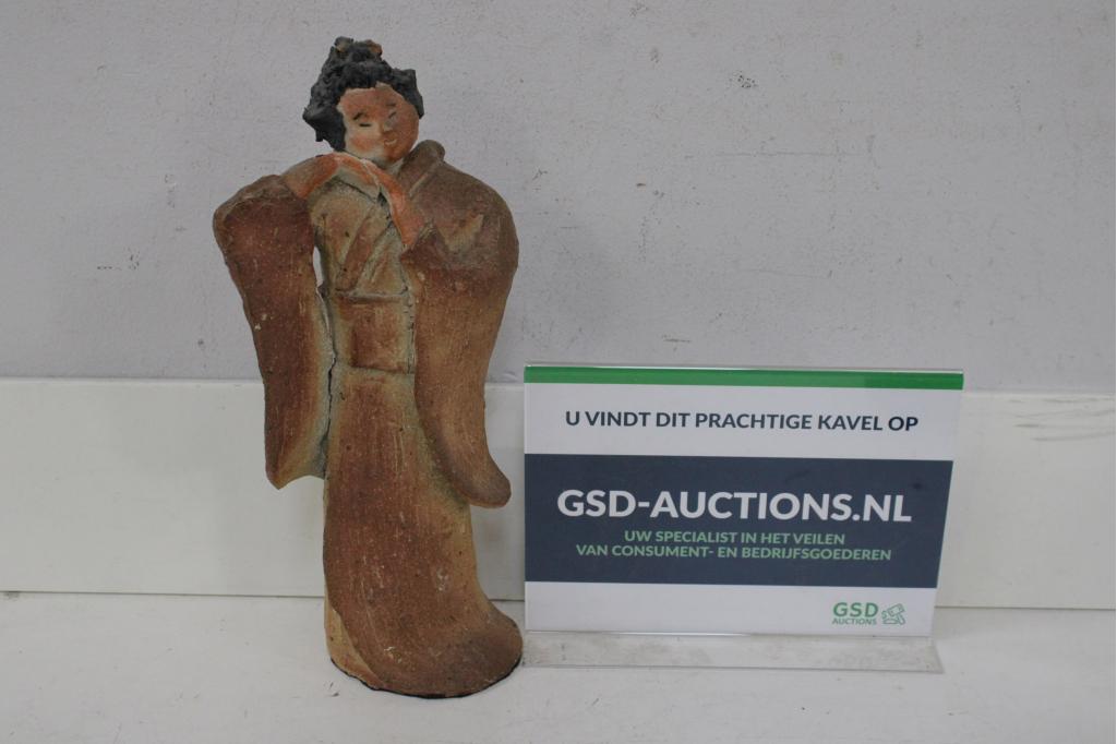 Vintage Japans Aardewerk Vrouwenbeeld, Antiek en Kunst, Ophalen of Verzenden