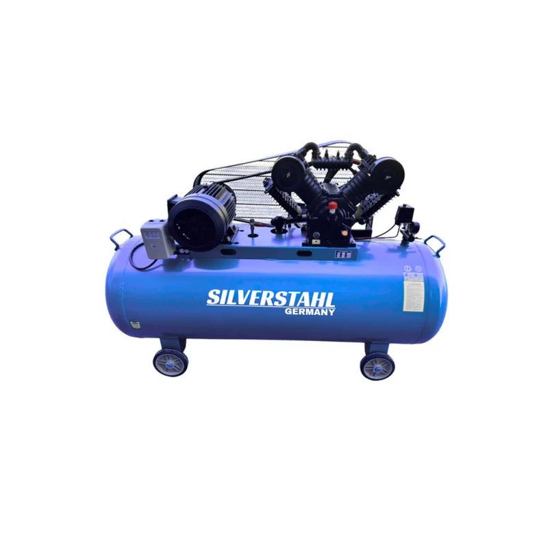 Silverstahl 500L Compressor – 10 Pk, 2-Cilinder 400V, 100 liter of meer, Ophalen of Verzenden, Nieuw