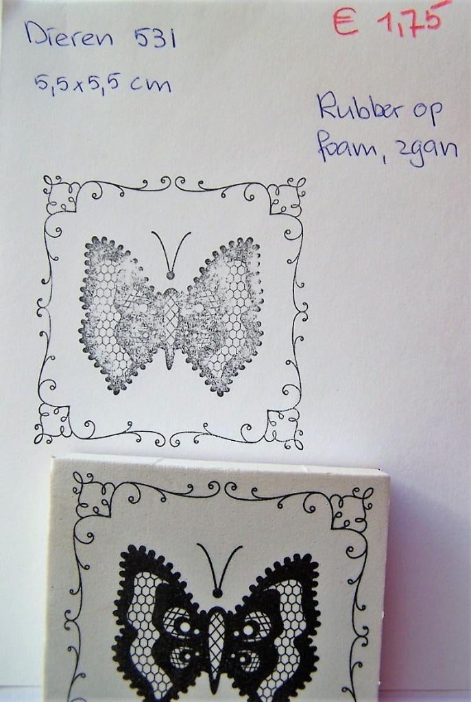 Dieren 531 Rubber op foam, Ophalen of Verzenden, Zo goed als nieuw, Overige typen