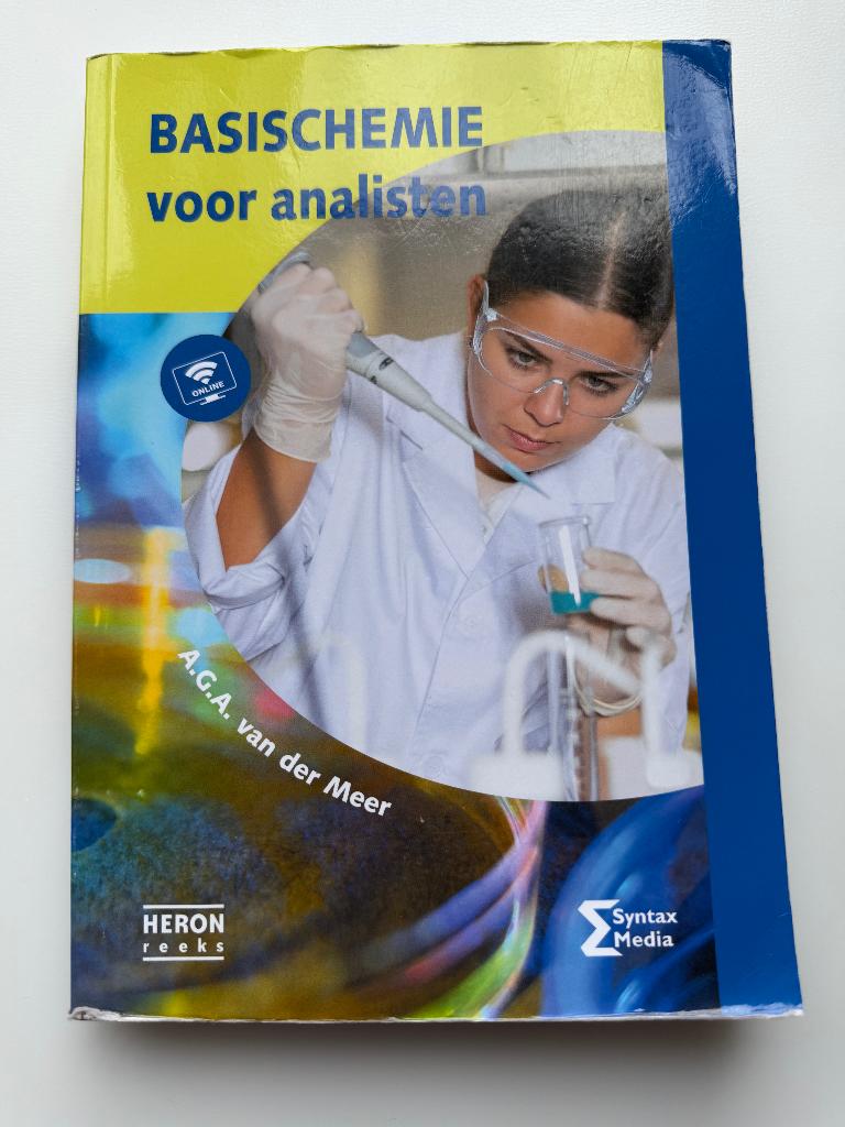 Basisi chemie voor analisten boek  Heron reeks MBO, Boeken, Ophalen, Zo goed als nieuw, Overige niveaus, Scheikunde