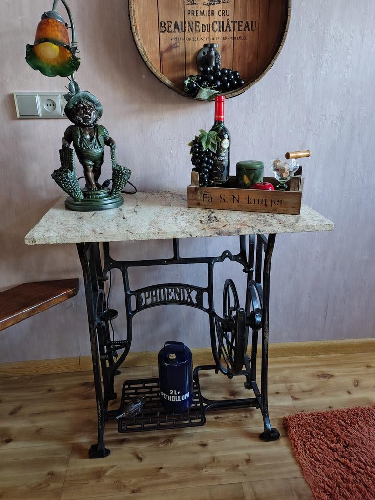 Onderstel , leuk als side table. Zonder accessoires, Ophalen, 25 tot 50 cm, Rechthoekig