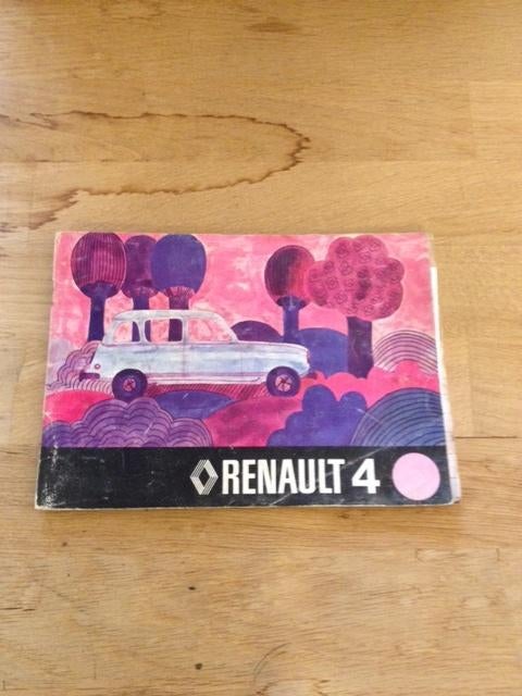 Handleiding/Instructieboekje    Renault  4      1975      NL, Ophalen of Verzenden