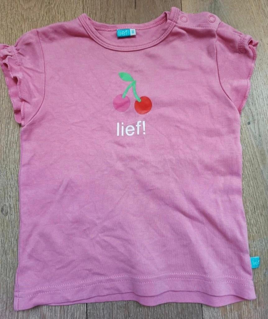 Shirt Lief! 98 zgan, Kinderen en Baby's, Kinderkleding | Maat 98, Ophalen of Verzenden, Zo goed als nieuw, Meisje, Shirt of Longsleeve