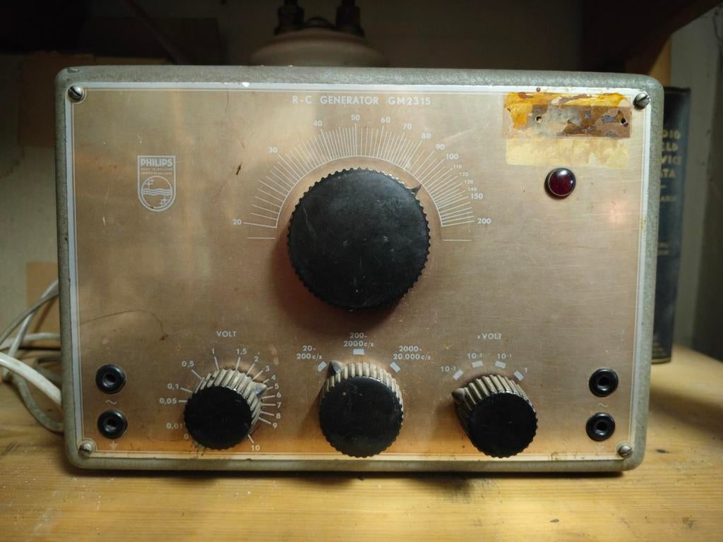 Philips GM2315 R-C Generator Oscillator - Werkend, Ophalen