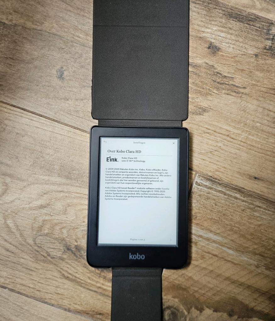 Zgan Kobo Clara HD ereader met sleepcover, Computers en Software, E-readers, 8 GB, Rakuten Kobo Inc, 6 inch of minder, Ophalen of Verzenden
