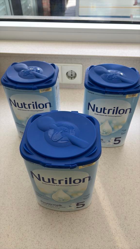 3 x Nutrilon 5, Kinderen en Baby's, Babyvoeding en Toebehoren, Ophalen of Verzenden, Zo goed als nieuw
